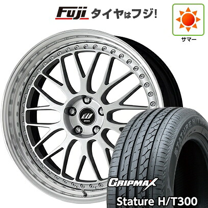 【新品国産車用5穴114.3】 夏タイヤ ホイール4本セット 235/55R19 グリップマックス スタチャー H/T300 BSW（限定） WORK ワーク ジスタンス W10M 7.5J 19インチ(送料無料)