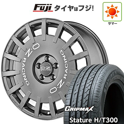 【新品国産車用5穴114.3】 夏タイヤ ホイール4本セット 235/55R19 グリップマックス スタチャー H/T300 BSW（限定） OZ ラリーレーシング 8J 19インチ(送料無料)