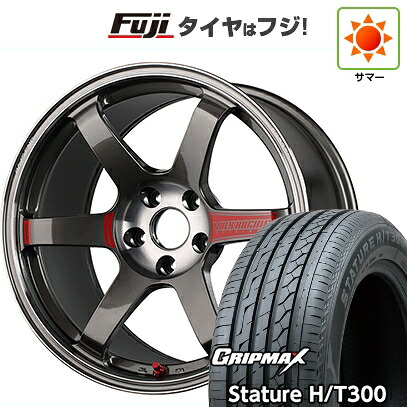【新品国産車用5穴114.3】 夏タイヤ ホイール4本セット 235/55R19 グリップマックス スタチャー H/T300 BSW（限定） RAYS レイズ ボルクレーシング TE37 サーガ SL 8.5J 19インチ(送料無料)