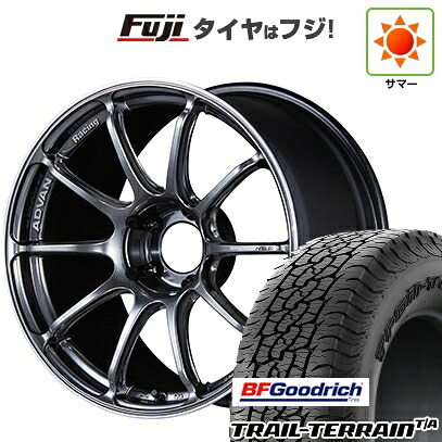 【新品国産車用5穴100】 夏タイヤ ホイール4本セット 225/55R18 BFグッドリッチ トレールテレーンT/A RBL ヨコハマ アドバンレーシング RSIII 8J 18インチ(送料無料) 177,150円