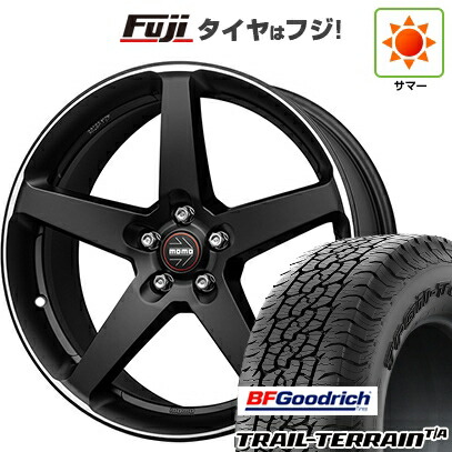 【新品国産車用5穴114.3】 夏タイヤ ホイール4本セット 235/60R18 BFグッドリッチ トレールテレーンT/A RBL モモ ファイブ 8J 18インチ(送料無料)