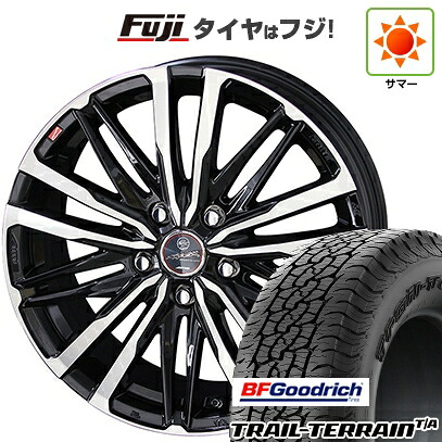 【新品国産車用5穴114.3】 夏タイヤ ホイール4本セット 235/60R18 BFグッドリッチ トレールテレーンT/A RBL 共豊 スマック クレスト 7J 18インチ(送料無料)