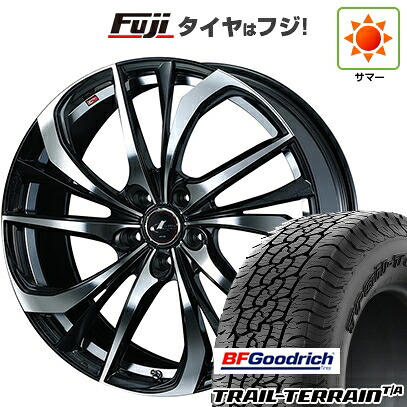 【新品国産車用5穴114.3】 夏タイヤ ホイール4本セット 235/60R18 BFグッドリッチ トレールテレーンT/A RBL WEDS ウェッズ レオニス TE 7J 18インチ(送料無料)