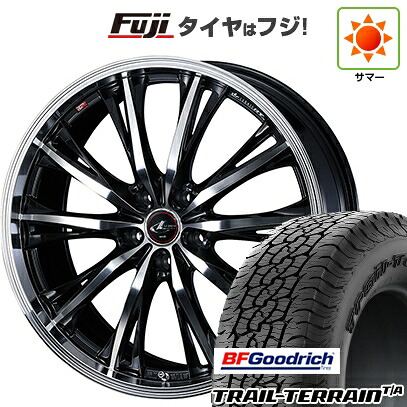 【新品国産車用5穴114.3】 夏タイヤ ホイール4本セット 235/60R18 BFグッドリッチ トレールテレーンT/A RBL WEDS ウェッズ レオニス RT 7J 18インチ(送料無料)