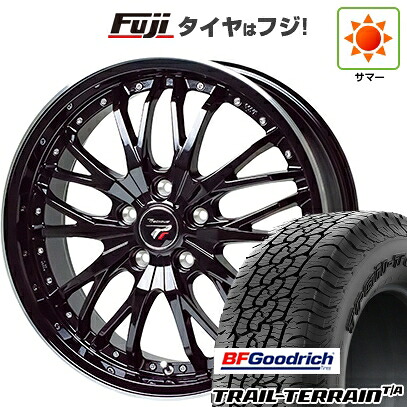 【新品国産車用5穴114.3】 夏タイヤ ホイール4本セット 225/60R18 BFグッドリッチ トレールテレーンT/A RBL ホットスタッフ プレシャス HM-3 7J 18インチ(送料無料)|フジコーポレーション