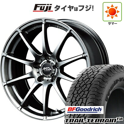 【新品国産車用5穴114.3】 夏タイヤ ホイール4本セット 235/60R18 BFグッドリッチ トレールテレーンT/A RBL MID WHEELS スタッグ メタリックグレー 7J 18インチ(送料無料) 106,900円