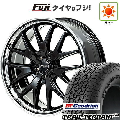 【新品国産車用5穴114.3】 夏タイヤ ホイール4本セット 235/60R18 BFグッドリッチ トレールテレーンT/A RBL MID WHEELS エグゼ7 7J 18インチ(送料無料)