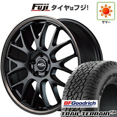 【新品国産車用5穴114.3】 夏タイヤ ホイール4本セット 225/60R18 BFグッドリッチ トレールテレーンT/A RBL MID WHEELS MID EXCLUSIVE 820F 7J 18インチ(送料無料)