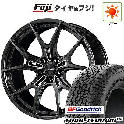 【新品国産車用5穴100】 夏タイヤ ホイール4本セット 225/55R18 BFグッドリッチ トレールテレーンT/A RBL RAYS レイズ グラムライツ 57FXZ 8J 18インチ(送料無料)