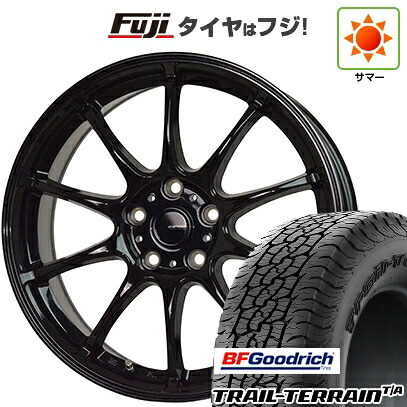 【新品国産車用5穴114.3】 夏タイヤ ホイール4本セット 235/60R18 BFグッドリッチ トレールテレーンT/A RBL ホットスタッフ ジースピード G-07 7.5J 18インチ(送料無料)