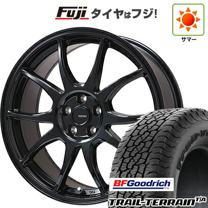 【新品国産車用5穴100】 夏タイヤ ホイール4本セット 225/55R18 BFグッドリッチ トレールテレーンT/A RBL ホットスタッフ ジースピード G-06【限定】 7.5J 18インチ(送料無料)