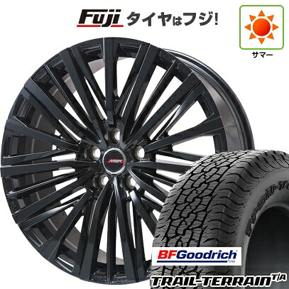 【新品国産車用5穴114.3】 夏タイヤ ホイール4本セット 235/60R18 BFグッドリッチ トレールテレーンT/A RBL プレミックス MER-V グロスブラック 7J 18インチ(送料無料)