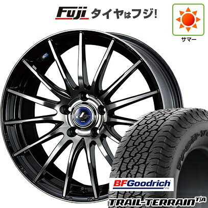 【新品国産車用5穴114.3】 夏タイヤ ホイール4本セット 235/60R18 BFグッドリッチ トレールテレーンT/A RBL WEDS ウェッズ レオニス NAVIA 05 7J 18インチ(送料無料)