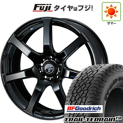 【新品国産車用5穴114.3】 夏タイヤ ホイール4本セット 235/60R18 BFグッドリッチ トレールテレーンT/A RBL WEDS ウェッズ レオニス NAVIA 07 7J 18インチ(送料無料)