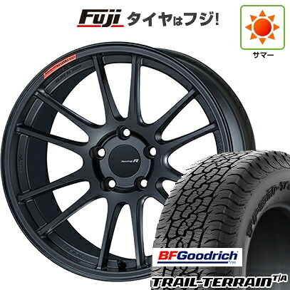 【新品国産車用5穴100】 夏タイヤ ホイール4本セット 225/55R18 BFグッドリッチ トレールテレーンT/A RBL ENKEI エンケイ Racing Revolution GTC01 RR 8J 18インチ(送料無料)