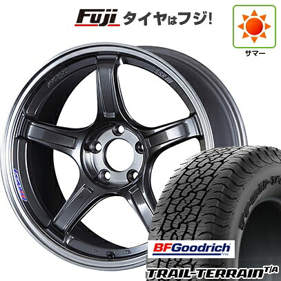 【新品国産車用5穴114.3】 夏タイヤ ホイール4本セット 225/60R18 BFグッドリッチ トレールテレーンT/A RBL SSR GT GTX03 7.5J 18インチ(送料無料)