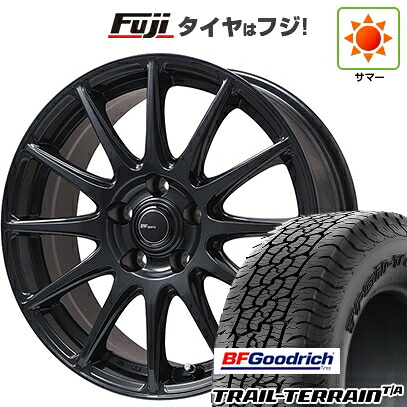 【新品国産車用5穴114.3】 夏タイヤ ホイール4本セット 225/55R18 BFグッドリッチ トレールテレーンT/A RBL ビッグウエイ BWスポーツ S-120 ダークガンメタ 7.5J 18インチ(送料無料)