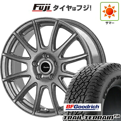 【新品国産車用5穴114.3】 夏タイヤ ホイール4本セット 225/60R18 BFグッドリッチ トレールテレーンT/A RBL テクノピア カリテス S12 7J 18インチ(送料無料)