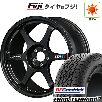 【新品国産車用5穴114.3】 夏タイヤ ホイール4本セット 225/60R18 BFグッドリッチ トレールテレーンT/A RBL SSR Type-c FORGED 8J 18インチ(送料無料)