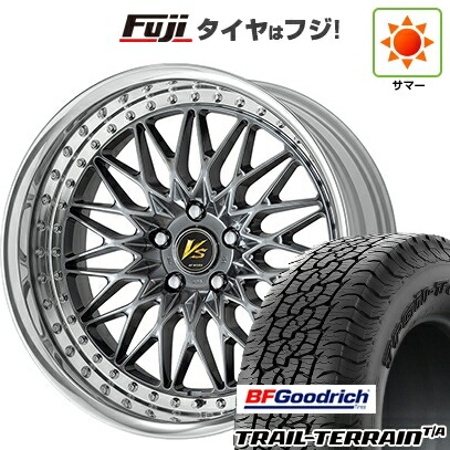 【新品国産車用5穴114.3】 夏タイヤ ホイール4本セット 235/60R18 BFグッドリッチ トレールテレーンT/A RBL WORK ワーク VS VS-XV 7.5J 18インチ(送料無料)