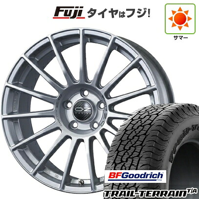 【新品国産車用5穴100】 夏タイヤ ホイール4本セット 225/55R18 BFグッドリッチ トレールテレーンT/A RBL OZ スーパーツーリズモ LM 8J 18インチ(送料無料)｜フジコーポレーション
