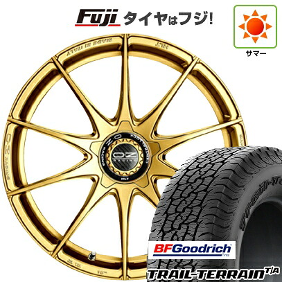 【新品国産車用5穴100】 夏タイヤ ホイール4本セット 225/55R18 BFグッドリッチ トレールテレーンT/A RBL OZ フォーミュラHLT 8J 18インチ(送料無料)