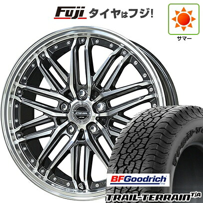 【新品国産車用5穴114.3】 夏タイヤ ホイール4本セット 225/55R18 BFグッドリッチ トレールテレーンT/A RBL 共豊 シュタイナー EMX 7.5J 18インチ(送料無料)|フジコーポレーション