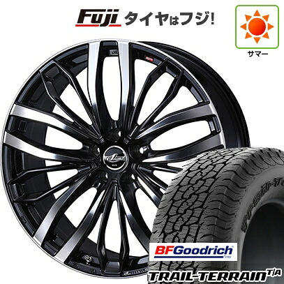 【新品国産車用5穴114.3】 夏タイヤ ホイール4本セット 225/60R18 BFグッドリッチ トレールテレーンT/A RBL WEDS ウェッズ レオニス SC 8J 18インチ(送料無料)