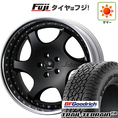 【新品国産車用5穴114.3】 夏タイヤ ホイール4本セット 225/55R18 BFグッドリッチ トレールテレーンT/A RBL WEDS ウェッズ クレンツェ バズレイア ID 7.5J 18インチ(送料無料)｜フジコーポレーション 239,800円