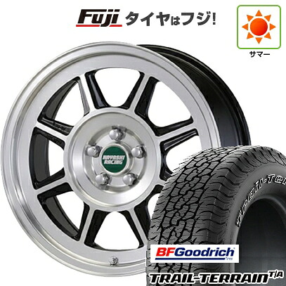 【新品国産車用5穴114.3】 夏タイヤ ホイール4本セット 225/65R17 BFグッドリッチ トレールテレーンT/A ORWL ハヤシレーシング ハヤシストリート タイプSTL 7.5J 17インチ(送料無料)