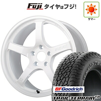 【新品国産車用5穴114.3】 夏タイヤ ホイール4本セット 225/65R17 BFグッドリッチ トレールテレーンT/A ORWL RAYS レイズ グラムライツ 57CR LIMITED (OXZ) 7J 17インチ(送料無料)
