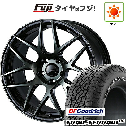 【新品国産車用5穴114.3】 夏タイヤ ホイール4本セット 225/65R17 BFグッドリッチ トレールテレーンT/A ORWL WEDS ウェッズスポーツ SA-27R 7.5J 17インチ(送料無料)|フジコーポレーション
