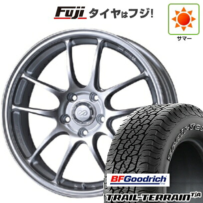 【新品国産車用5穴114.3】 夏タイヤ ホイール4本セット 225/65R17 BFグッドリッチ トレールテレーンT/A ORWL ENKEI エンケイ PerformanceLine PF01 7.5J 17インチ(送料無料)|フジコーポレーション