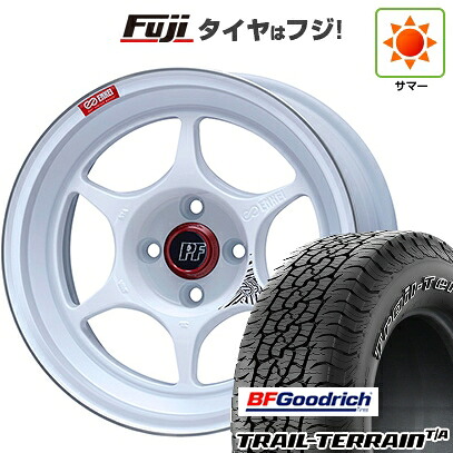 【新品国産車用5穴114.3】 夏タイヤ ホイール4本セット 225/65R17 BFグッドリッチ トレールテレーンT/A ORWL ENKEI エンケイ PerformanceLine PF06 マシニングホワイト 7.5J 17インチ(送料無料)｜フジコーポレーション