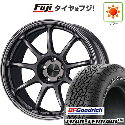 【新品国産車用5穴114.3】 夏タイヤ ホイール4本セット 225/65R17 BFグッドリッチ トレールテレーンT/A ORWL ENKEI エンケイ PerformanceLine PF09 7.5J 17インチ(送料無料)|フジコーポレーション