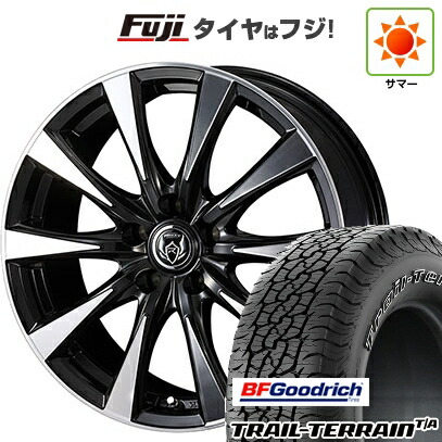 【新品国産車用5穴114.3】 夏タイヤ ホイール4本セット 225/65R17 BFグッドリッチ トレールテレーンT/A ORWL WEDS ウェッズ ライツレー DI 7J 17インチ(送料無料)