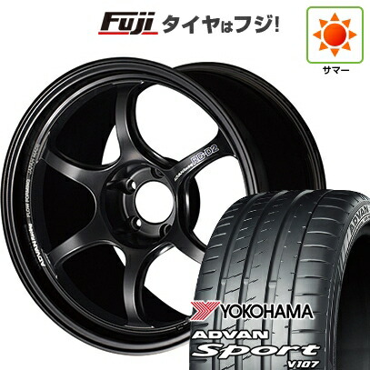 【パンク保証付き】【新品国産車用5穴114.3】 夏タイヤ ホイール4本セット 225/45R18 ヨコハマ アドバン スポーツ V107(限定) ヨコハマ アドバンレーシング RG-D2 8J 18インチ(送料無料)｜フジコーポレーション 150,450円