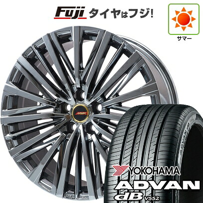 【新品】レクサスNX 2021/11- 夏タイヤ ホイール4本セット 255/40R21 ヨコハマ アドバン dB V552 プレミックス MER-V SBC(R14ボルト) 8.5J 21インチ(送料無料)｜フジコーポレーション