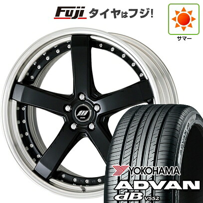 【新品国産車用5穴114.3】 夏タイヤ ホイール4本セット 245/40R21 ヨコハマ アドバン dB V552(限定2024年製) WORK ワーク ジースト ST2 8.5J 21インチ(送料無料)