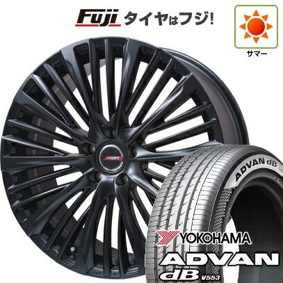 【新品】40系アルファード/ヴェルファイア用 夏タイヤ ホイール4本セット 245/40R21 ヨコハマ アドバン dB V553 プレミックス MER-X(平座ナット) 8.5J 21インチ(送料無料)|フジコーポレーション