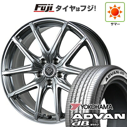【新品】60系プリウス 夏タイヤ ホイール4本セット 195/50R19 ヨコハマ アドバン dB V553 トピー ロンギヌス RE-X トヨタ･レクサス車専用 6.5J 19インチ(送料無料)｜フジコーポレーション 117,700円
