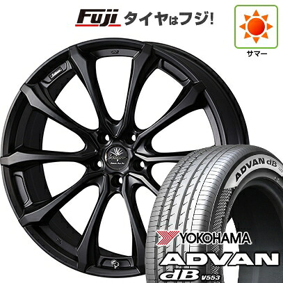 【新品国産車用5穴114.3】 夏タイヤ ホイール4本セット 245/40R21 ヨコハマ アドバン dB V553 WEDS ウェッズ クレンツェ ヴェルサム 030EVO 9J 21インチ(送料無料)｜フジコーポレーション