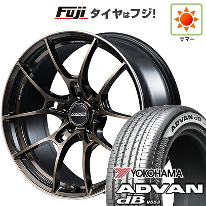 【新品】40系アルファード/ヴェルファイア用 夏タイヤ ホイール4本セット 245/45R20 ヨコハマ アドバン dB V553 RAYS レイズ ボルクレーシング G025 SZ EDITION 8.5J 20インチ(送料無料)