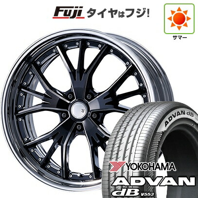 【新品】40系アルファード/ヴェルファイア用 夏タイヤ ホイール4本セット 245/45R20 ヨコハマ アドバン dB V553 エムズスピード JJランチャ 8.5J 20インチ(送料無料)|フジコーポレーション