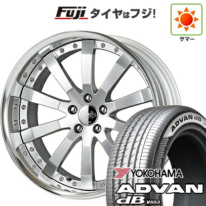【新品】40系アルファード/ヴェルファイア用 夏タイヤ ホイール4本セット 245/45R20 ヨコハマ アドバン dB V553 WORK ワーク エクイップ E10 8.5J 20インチ(送料無料)