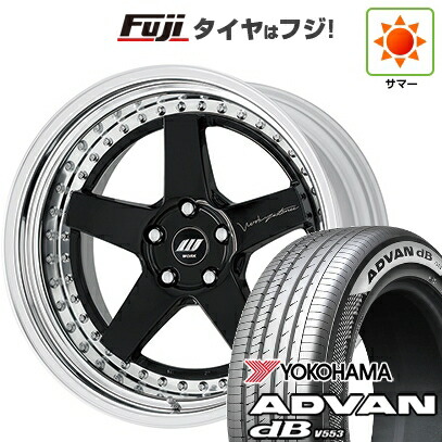 【新品】40系アルファード/ヴェルファイア用 夏タイヤ ホイール4本セット 245/45R20 ヨコハマ アドバン dB V553 WORK ワーク ジスタンス W5S S/W 9J 20インチ(送料無料)