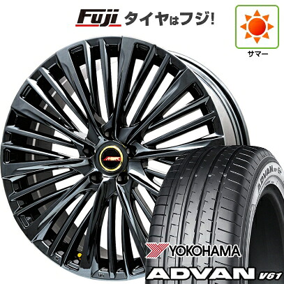 【新品国産車用5穴114.3】 夏タイヤ ホイール4本セット 235/55R20 ヨコハマ アドバン V61 プレミックス MER-X BMC 8.5J 20インチ(送料無料)