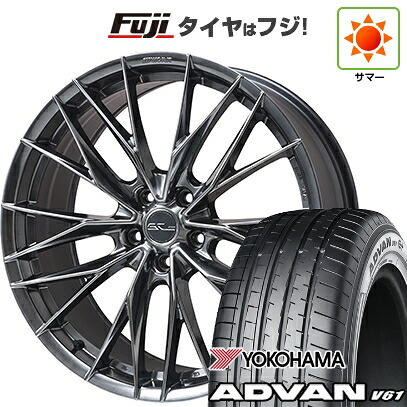 【新品国産車用5穴114.3】 夏タイヤ ホイール4本セット 235/55R20 ヨコハマ アドバン V61 WORK ワーク シュヴァート ブルネン LX 8.5J 20インチ(送料無料)|フジコーポレーション