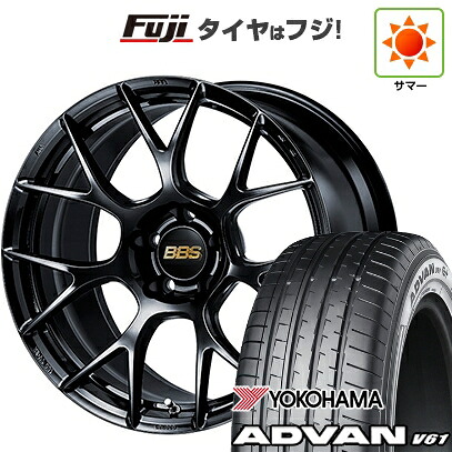 【新品国産車用5穴114.3】 夏タイヤ ホイール4本セット 235/55R20 ヨコハマ アドバン V61 BBS JAPAN RE-V7 8J 20インチ(送料無料)｜フジコーポレーション