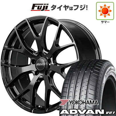 【新品国産車用5穴114.3】 夏タイヤ ホイール4本セット 235/55R20 ヨコハマ アドバン V61 RAYS レイズ SEASON SELECTION ホムラ RS 2X7FT 8.5J 20インチ(送料無料)
